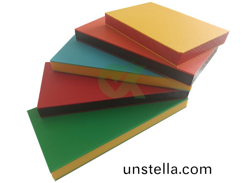 聚乙烯橘皮紋雙色hdpe闆